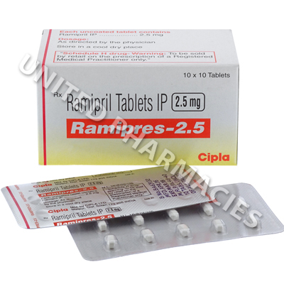 Ramipres (Ramipril) - 2.5mg (10 Tablets) 