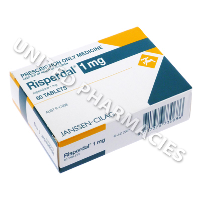 Risperdal (Risperidone) - 1mg (60 Tablets)