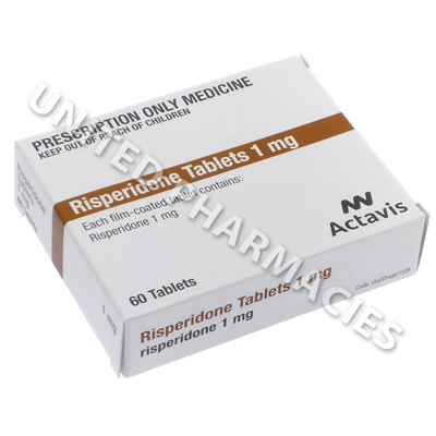 Risperidone (Risperidone) - 1mg (60 Tablets)