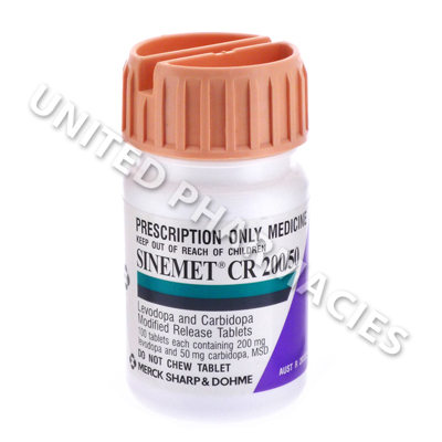 Sinemet CR (Levodopa/Carbidopa) - 200mg/50mg (100 Tablets) 