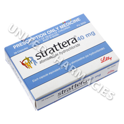Strattera (Atomoxetine) - 40mg (28 Capsules) 