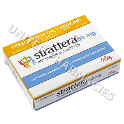 Strattera (Atomoxetine) - 60mg (28 Capsules) 