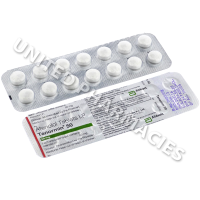 Tenormin (Atenolol) - 50mg (14 Tablets)