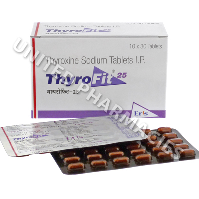 ThyroFit 25 (Thyroxine Sodium) - 25mcg (30 Tablets)