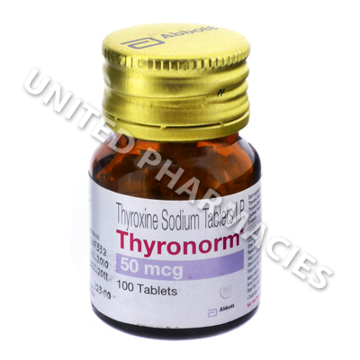 Thyronorm (Thyroxine Sodium) - 50mcg (100 Tablets) 