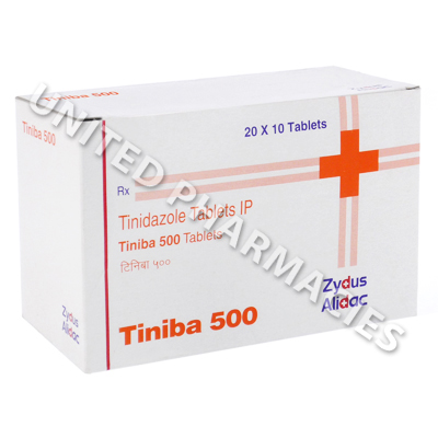 Tiniba (Tinidazole) - 500mg (10 Tablets) 