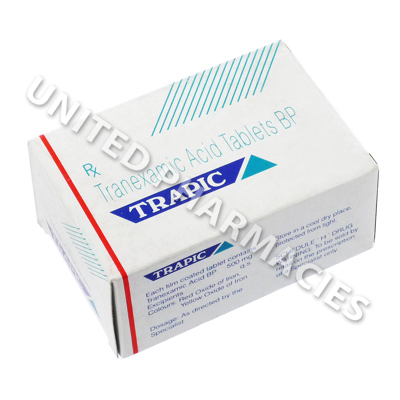 Trapic 500 Tranexamic Acid 500mg 10 Tablets United Pharmacies Uk