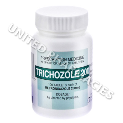 Trichozole (Metronidazole) - 200mg (100 Tablets) 