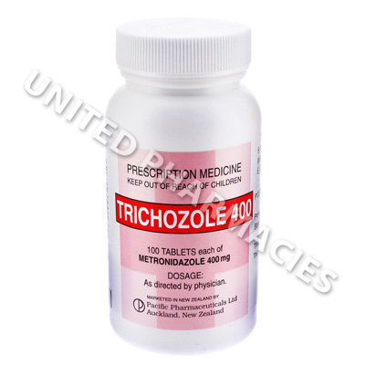 Trichozole (Metronidazole) - 400mg (100 Tablets) 