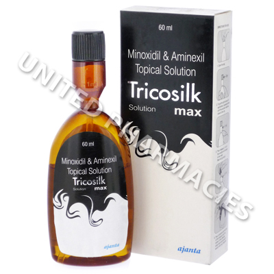 Tricosilk Max Solution (Minoxidil/Aminexil) - 5%/% (60mL) - United  Pharmacies (UK)
