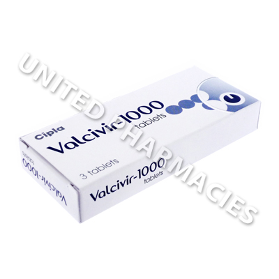 Valcivir (Valacyclovir) - 1000mg (3 Tablets) 