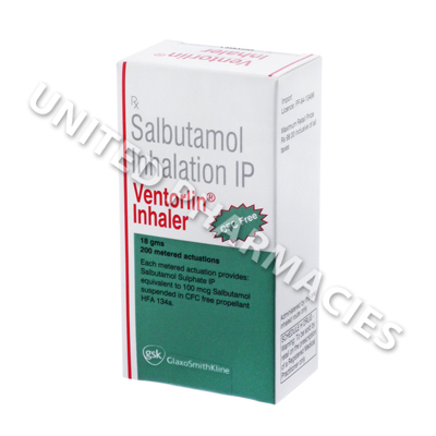Ventorlin Inhaler (Salbutamol) - 100mcg (200 Doses)