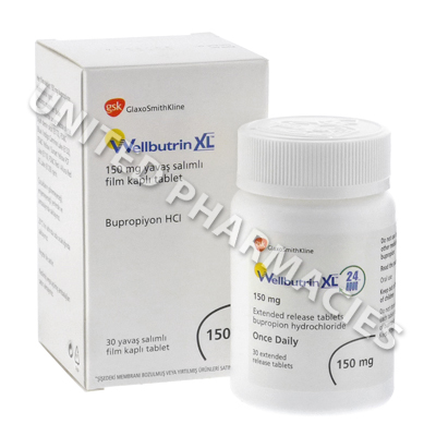 Wellbutrin (Bupropion Hydrochloride) - 150mg (30 Tablets)