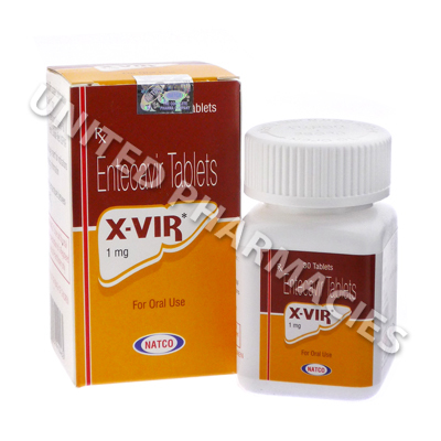 X-Vir (Entecavir) - 1mg (30 Tablets) 