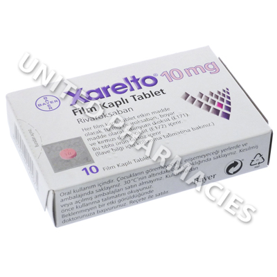 Xarelto (Rivaroxaban) - 10mg (10 Tablets)