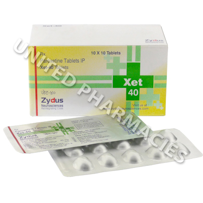 Xet (Paroxetine) - 40mg (10 Tablets)