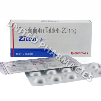 Ziten (Teneligliptin) - 20mg (10 Tablets)