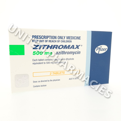 Zithromax (Azithromycin) - 500mg (2 Tablets)