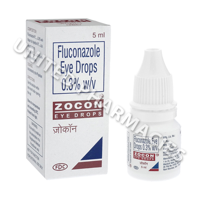 Zocon Eye Drops (Fluconazole) - 0.3% (5mL)